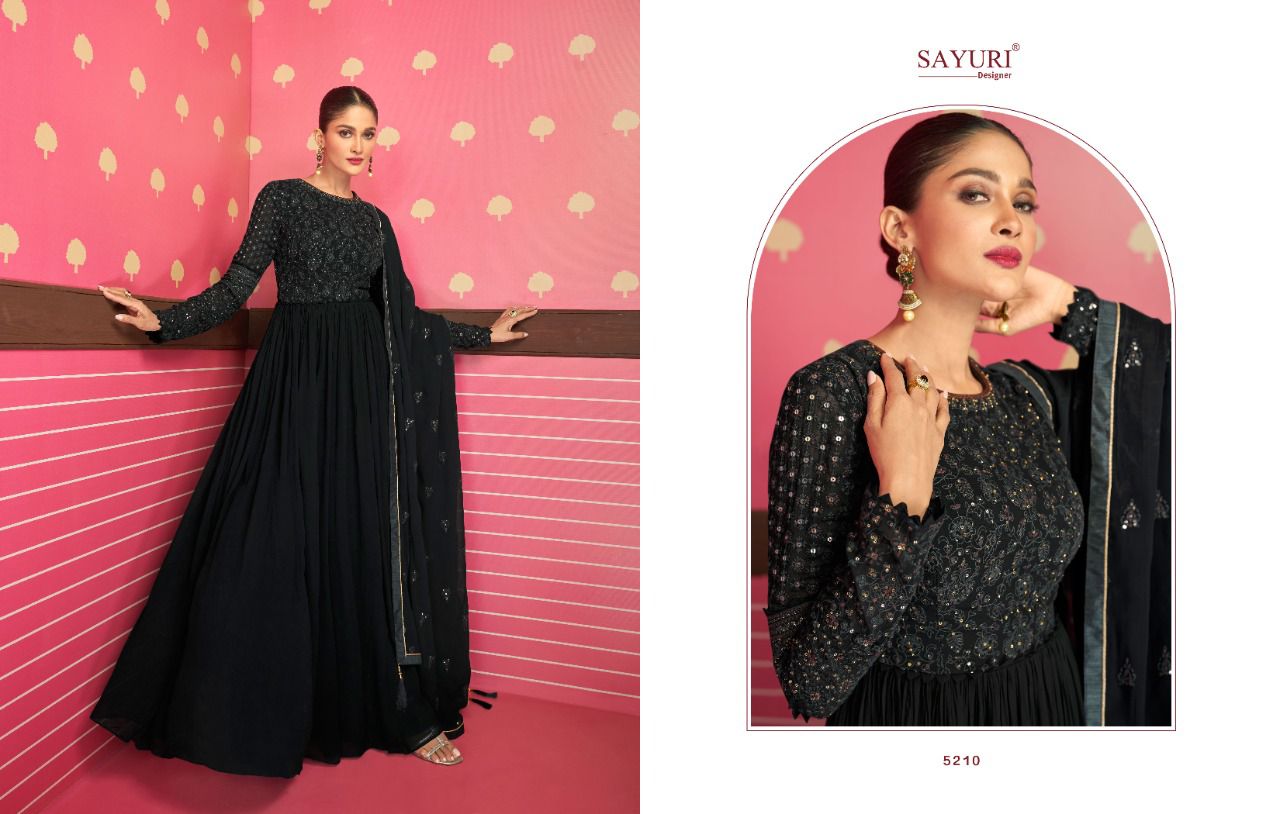 Sayuri Nayra Designer New Fancy Wedding Wear Georgette Salwar Kameez Collection